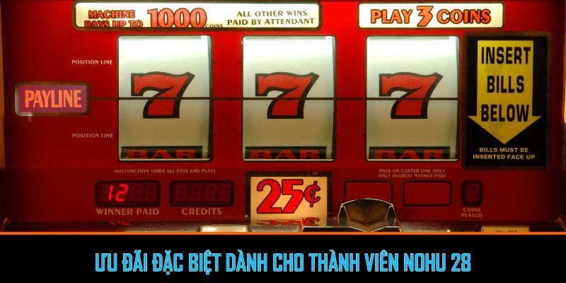 Ưu đãi đặc biệt dành cho thành viên Nohu 28