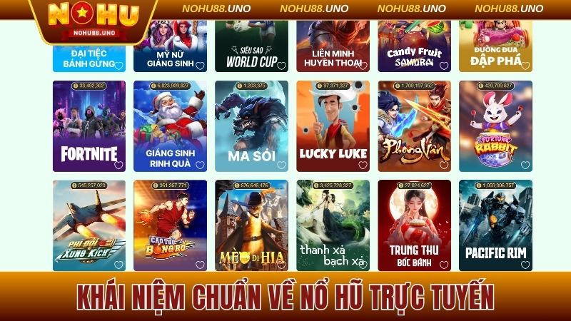 Khái niệm chuẩn về nổ hũ trực tuyến